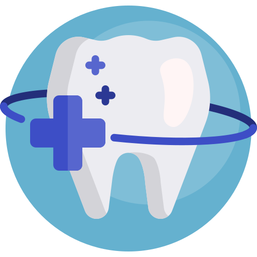 Laser light teeth whitening